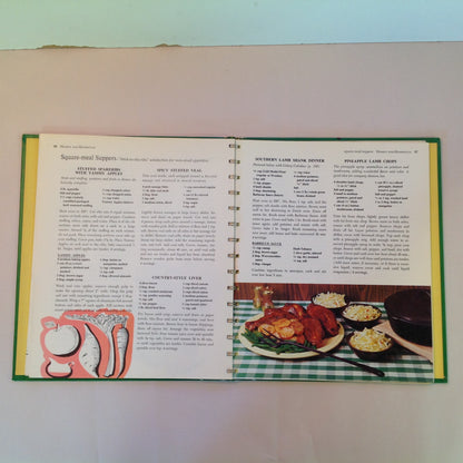 Vintage 1965 Hardcover Betty Crocker's Dinner In a Dish Cook Book