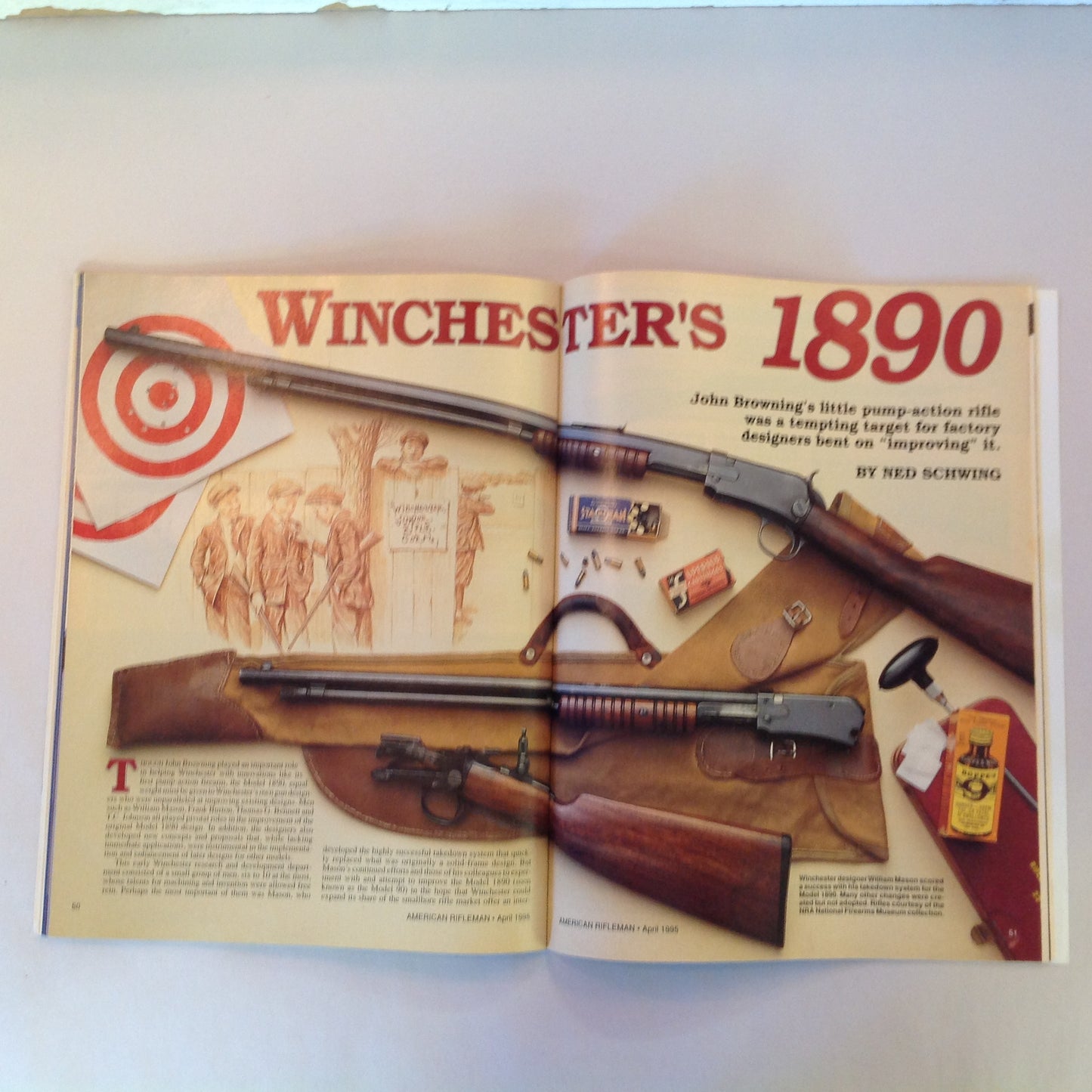 Vintage Apr 1995 American Rifleman Magazine New Guns & Gear '95 NRA Member's Product Guide