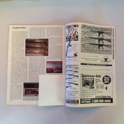 Vintage Jun 1998 American Rifleman Magazine William B Ruger An American Legend and His Legacy