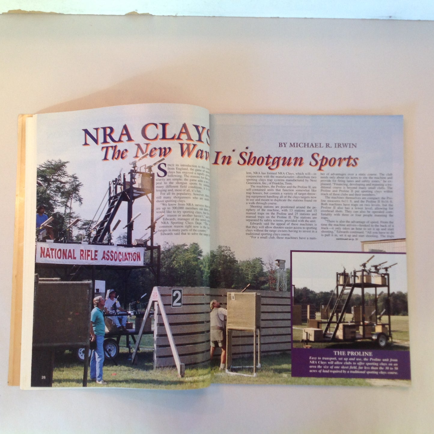 Vintage Mar 1993 American Rifleman Magazine Dakota Arms Close Combat NRA Clays