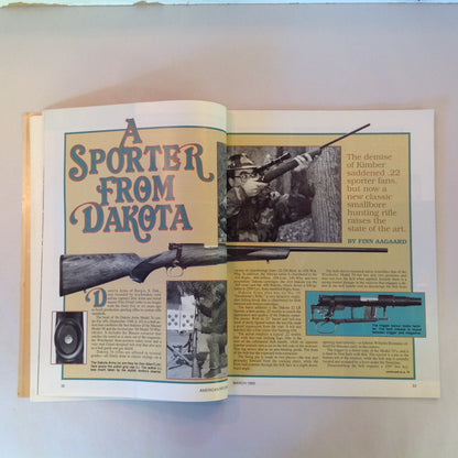 Vintage Mar 1993 American Rifleman Magazine Dakota Arms Close Combat NRA Clays