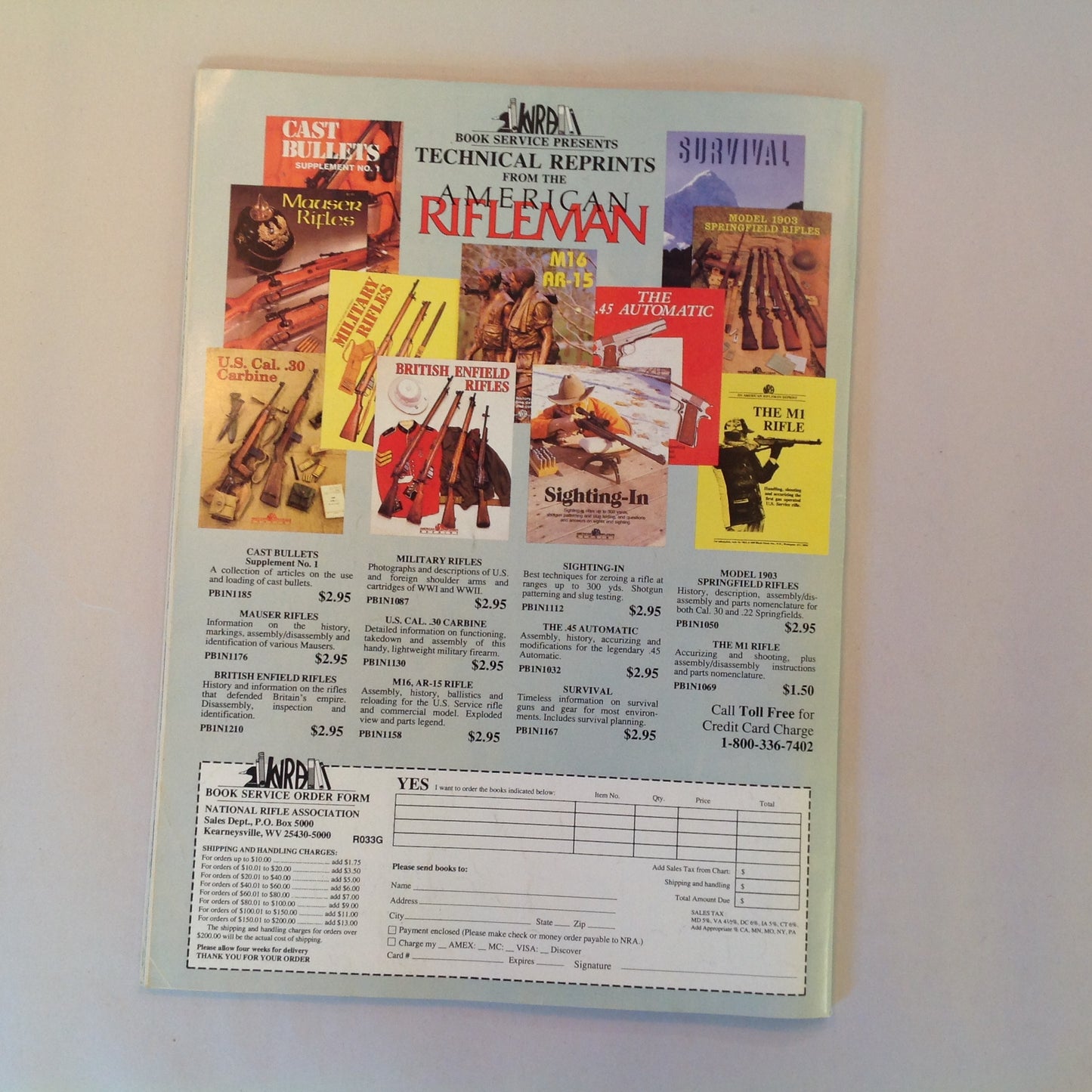 Vintage Mar 1993 American Rifleman Magazine Dakota Arms Close Combat NRA Clays