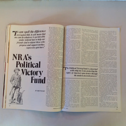 Vintage Aug 1983 American Rifleman Magazine How to Build a Practical Pistol Sharps Shooters Rifles NRA