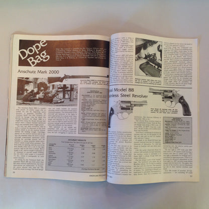 Vintage Aug 1983 American Rifleman Magazine How to Build a Practical Pistol Sharps Shooters Rifles NRA