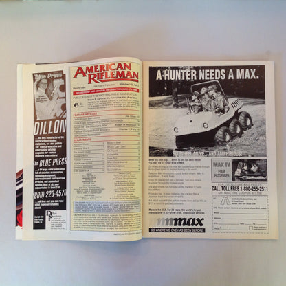 Vintage Mar 1994  American Rifleman Magazine Federal Gun Ban Rifleman's Rifle