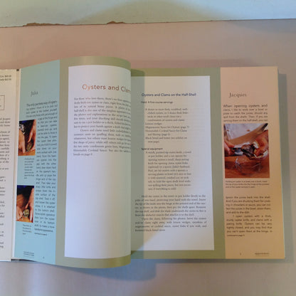 Vintage 1999 Hardcover with Dust Jacket Julia and Jacques: Cooking At Home First Edition