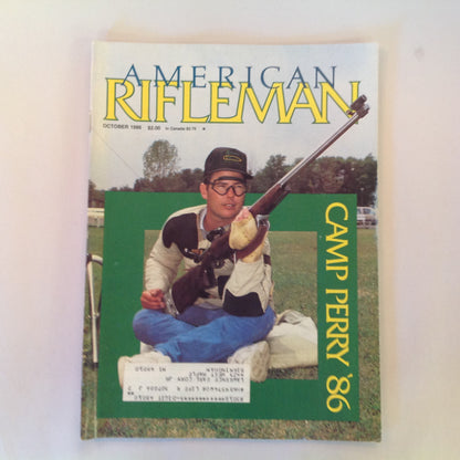 Vintage Oct 1986 American Rifleman Magazine Camp Perry '86