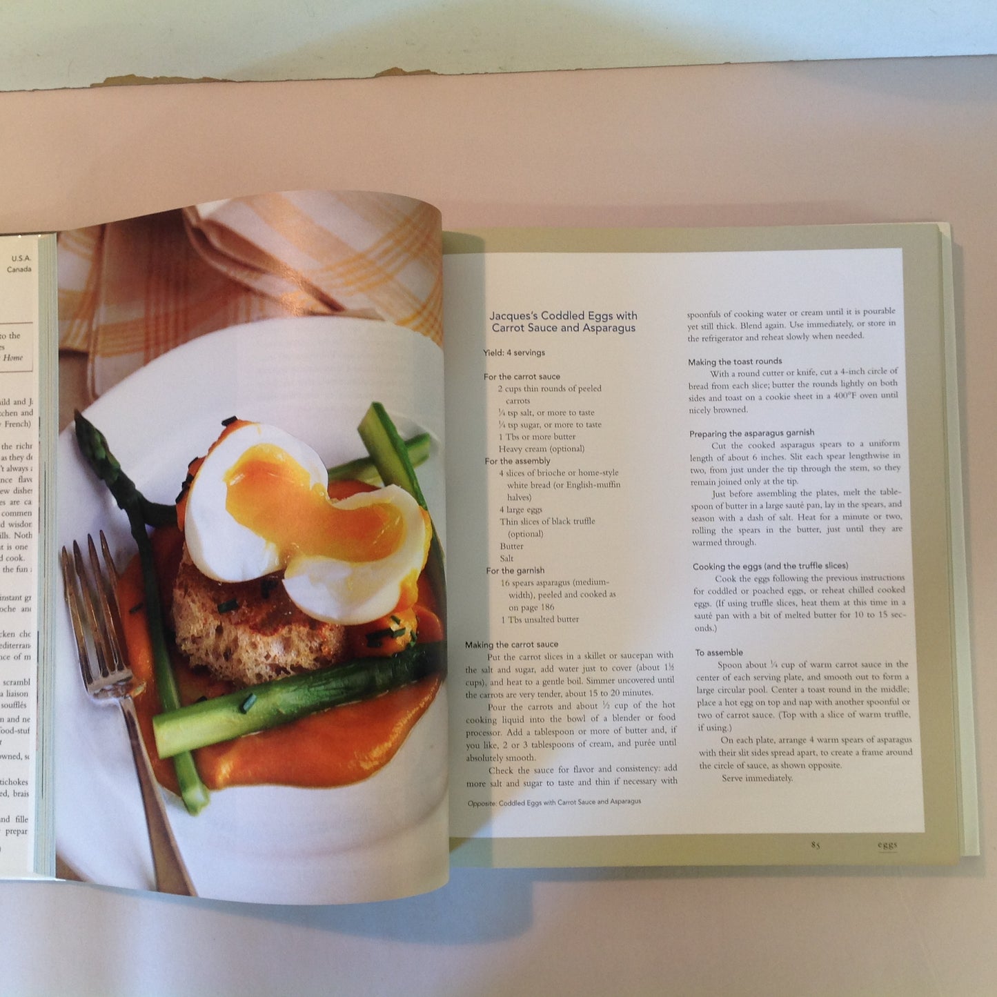 Vintage 1999 Hardcover with Dust Jacket Julia and Jacques: Cooking At Home First Edition