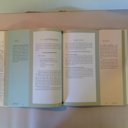 Vintage 1999 Hardcover with Dust Jacket Julia and Jacques: Cooking At Home First Edition
