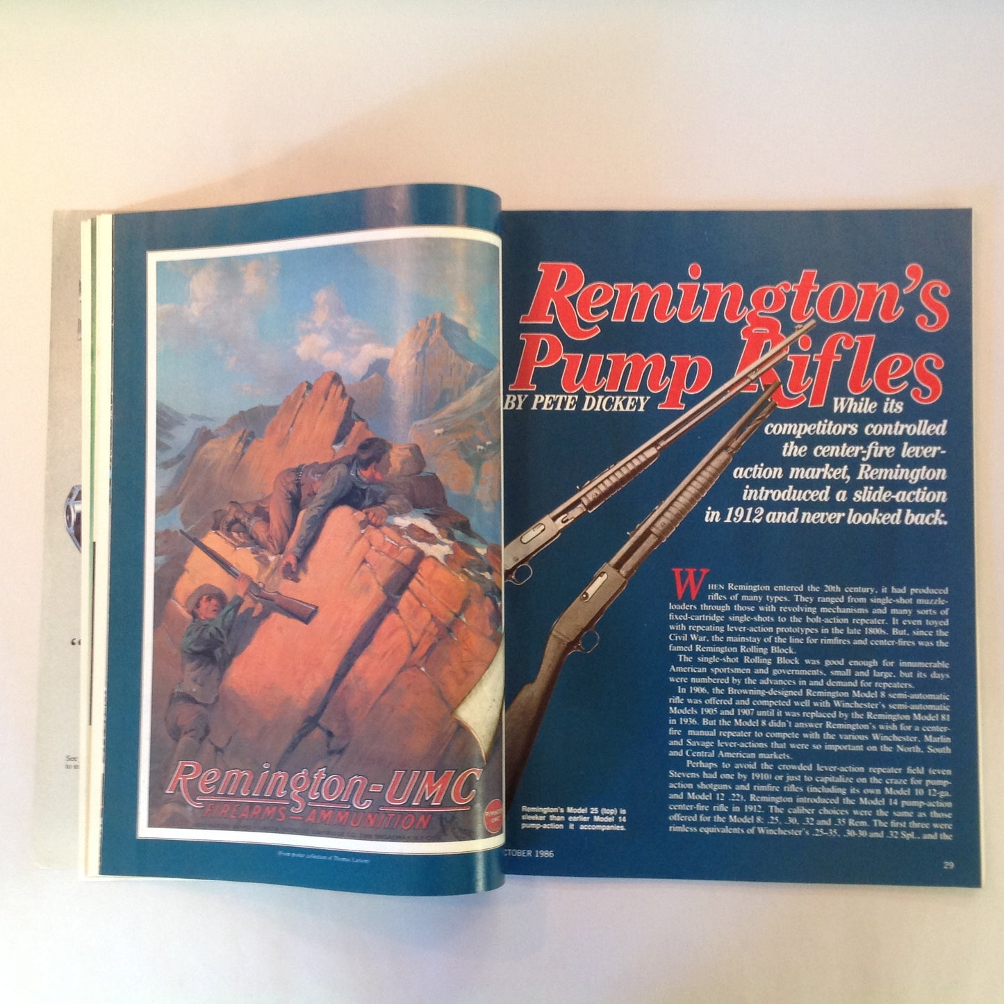 Vintage Oct 1986 American Rifleman Magazine Camp Perry '86