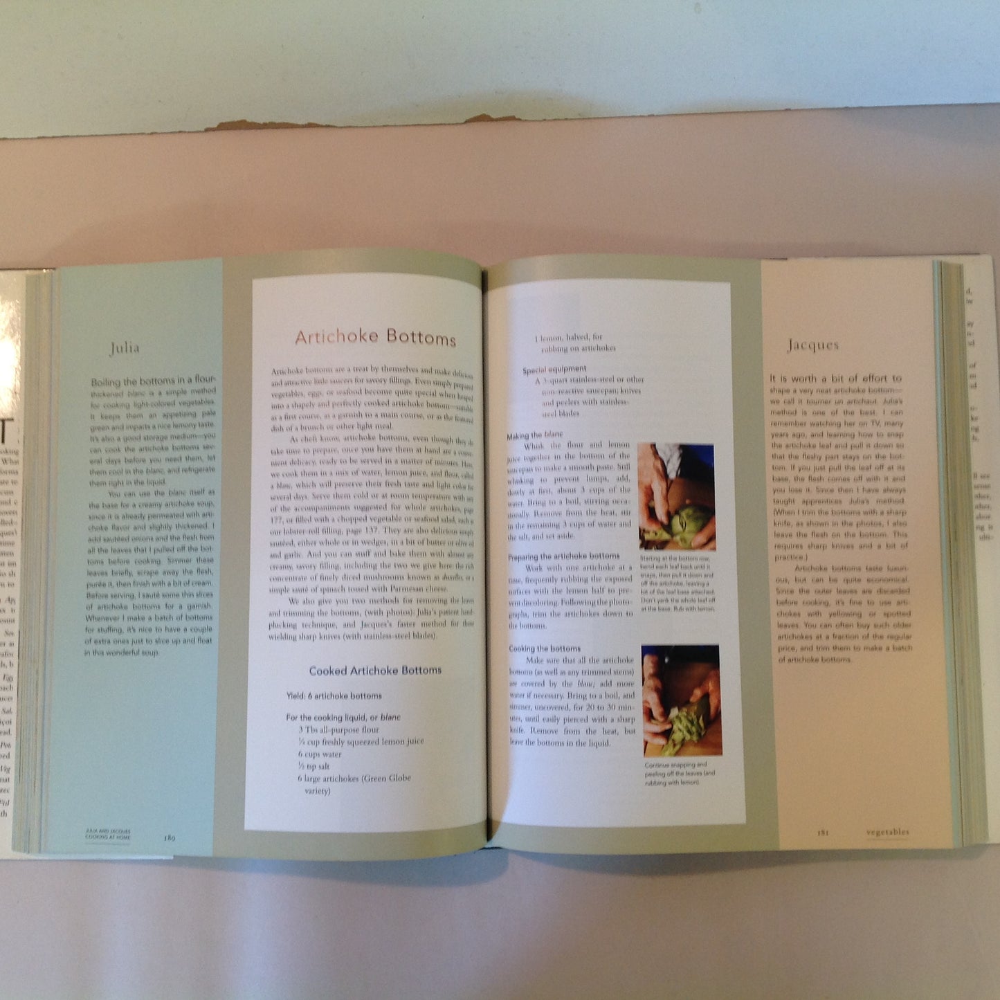Vintage 1999 Hardcover with Dust Jacket Julia and Jacques: Cooking At Home First Edition