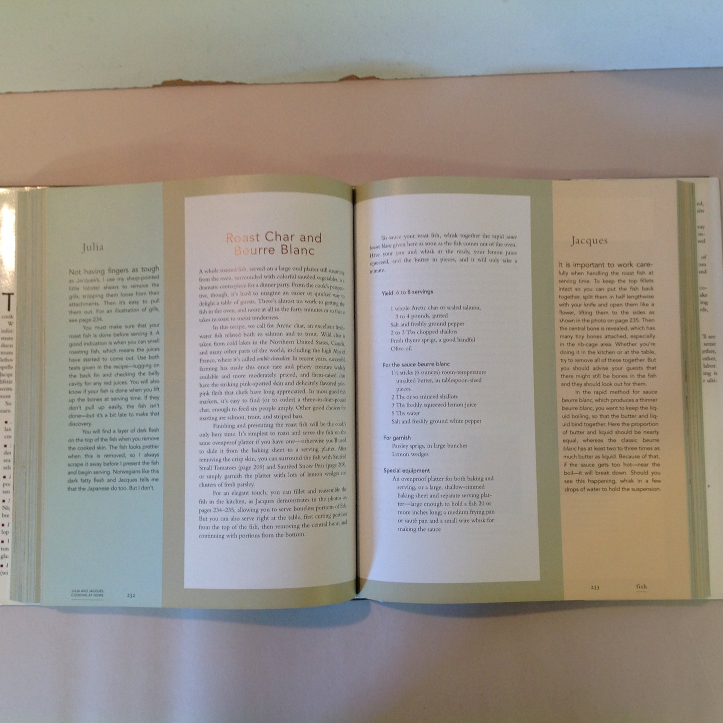 Vintage 1999 Hardcover with Dust Jacket Julia and Jacques: Cooking At Home First Edition