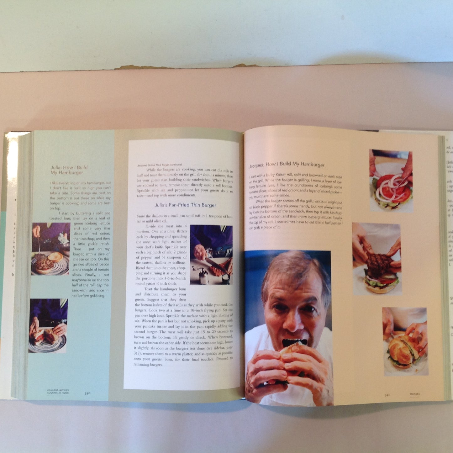 Vintage 1999 Hardcover with Dust Jacket Julia and Jacques: Cooking At Home First Edition