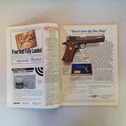 Vintage Nov 1993 American Rifleman Magazine Ruby Ridge Wilson's Super Pistols NRA Atlanta