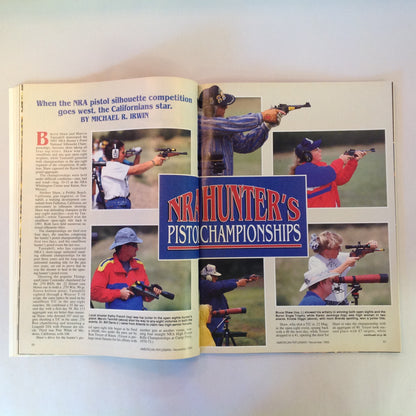 Vintage Nov 1993 American Rifleman Magazine Ruby Ridge Wilson's Super Pistols NRA Atlanta