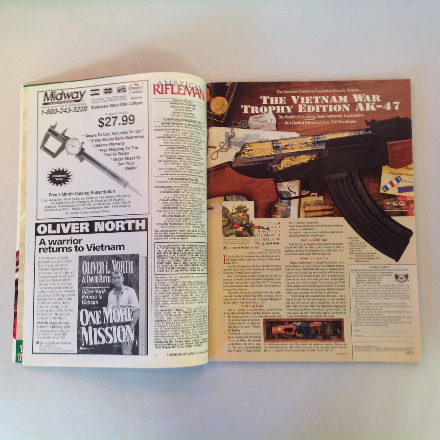 Vintage Jan 1994 American Rifleman Magazine Anti-Gun FRENZY
