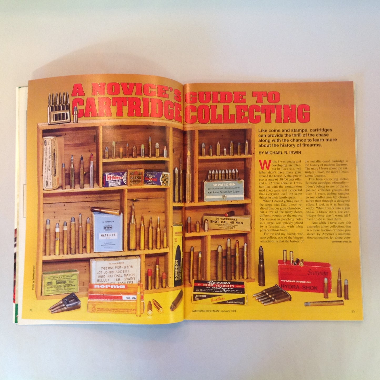 Vintage Jan 1994 American Rifleman Magazine Anti-Gun FRENZY