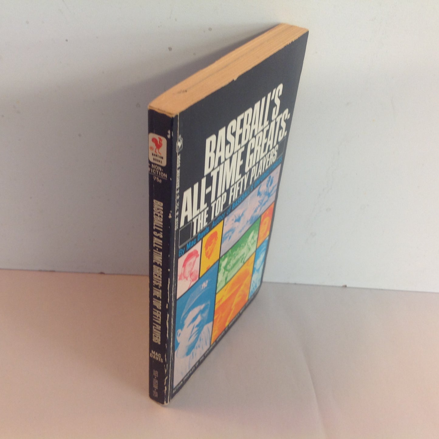 Vintage 1971 Mass Market Paperback Baseball's All-Time Greats: The Top 50 Players Mac Davis