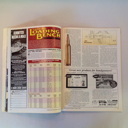 Vintage Oct 1998 American Rifleman Magazine Ask Them to Share the Load! NRA