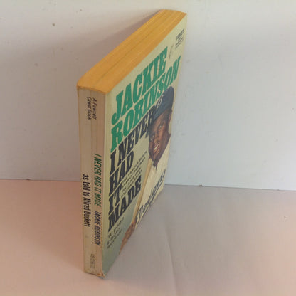 Vintage 1974 Mass Market Paperback I Never Had It Made Jackie Robinson