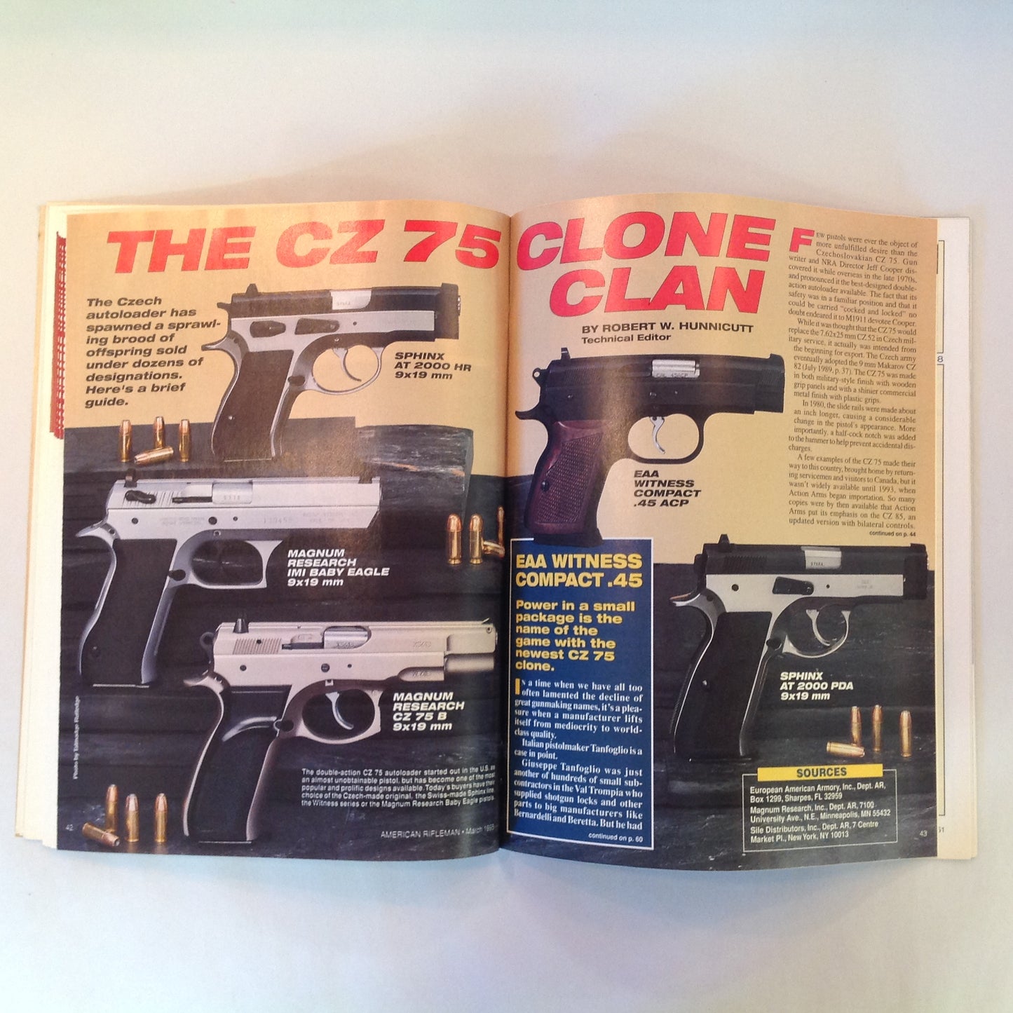 Vintage Mar 1995 American Rifleman Magazine Freedom Fighters 104th Congress NRA