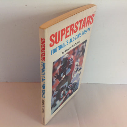 Vintage 1980 Mass Market Paperback SUPERSTARS: Football's All-Time Greats Wayne R. Coffey