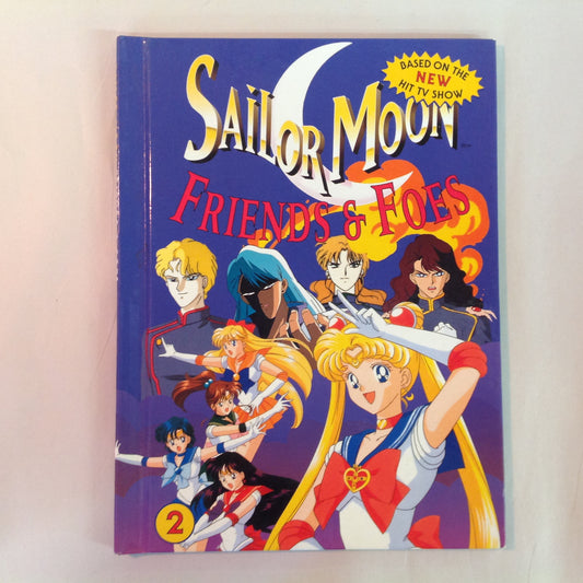 Vintage 1999 Hardcover Picture Book Sailor Moon 2: Friends & Foes Color Anime Guide