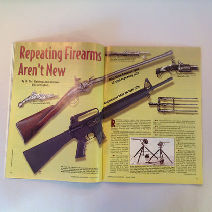 Vintage Aug 1998 American Guardian Magazine Factory Custom .45s Discreet Carry Basics NRA Firearms  Museum