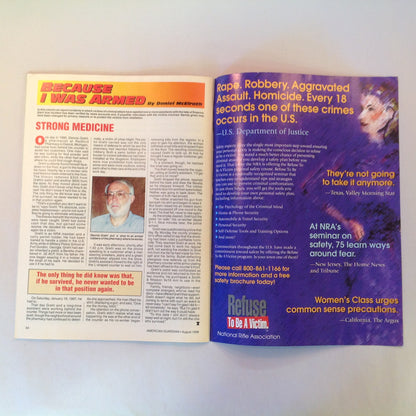 Vintage Aug 1998 American Guardian Magazine Factory Custom .45s Discreet Carry Basics NRA Firearms  Museum
