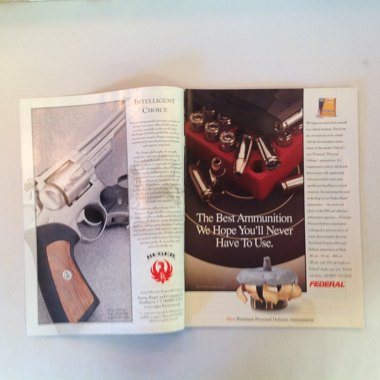 Vintage Jan 2000 American Guardian Magazine Magnum Revolvers Shotgun Defense Basics Gun Safes