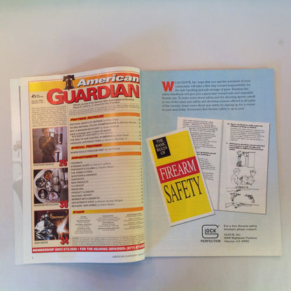 Vintage Jan 2000 American Guardian Magazine Magnum Revolvers Shotgun Defense Basics Gun Safes