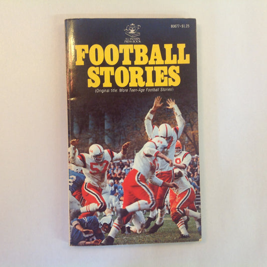 Vintage 1976 Mass Market Paperback Football Stories (More Teen-Age Football Stories) Josh Furman, Editor