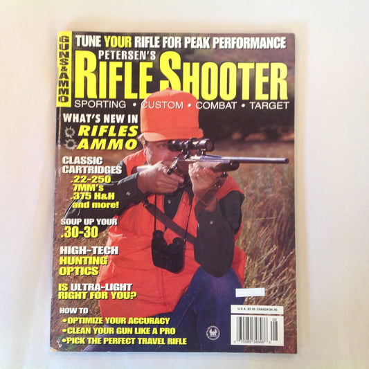 Vintage 1996 Guns & Ammo Petersen's Rifle Shooter Sporting Combat Target