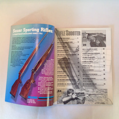 Vintage 1996 Guns & Ammo Petersen's Rifle Shooter Sporting Combat Target