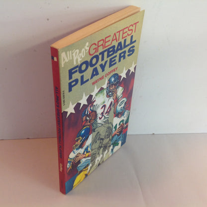 Vintage 1983 Mass Market Paperback All-Pro's Greatest Football Players Wayne Coffey