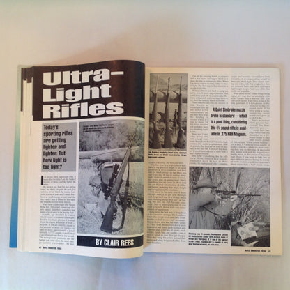 Vintage 1996 Guns & Ammo Petersen's Rifle Shooter Sporting Combat Target