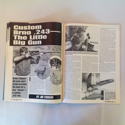 Vintage 1996 Guns & Ammo Petersen's Rifle Shooter Sporting Combat Target
