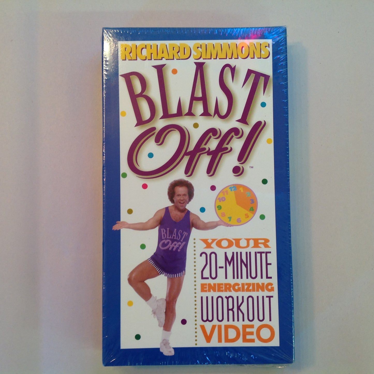 Vintage 1999 NOS VHS Cassette Richard Simmons Blast Off! Unopened Sealed