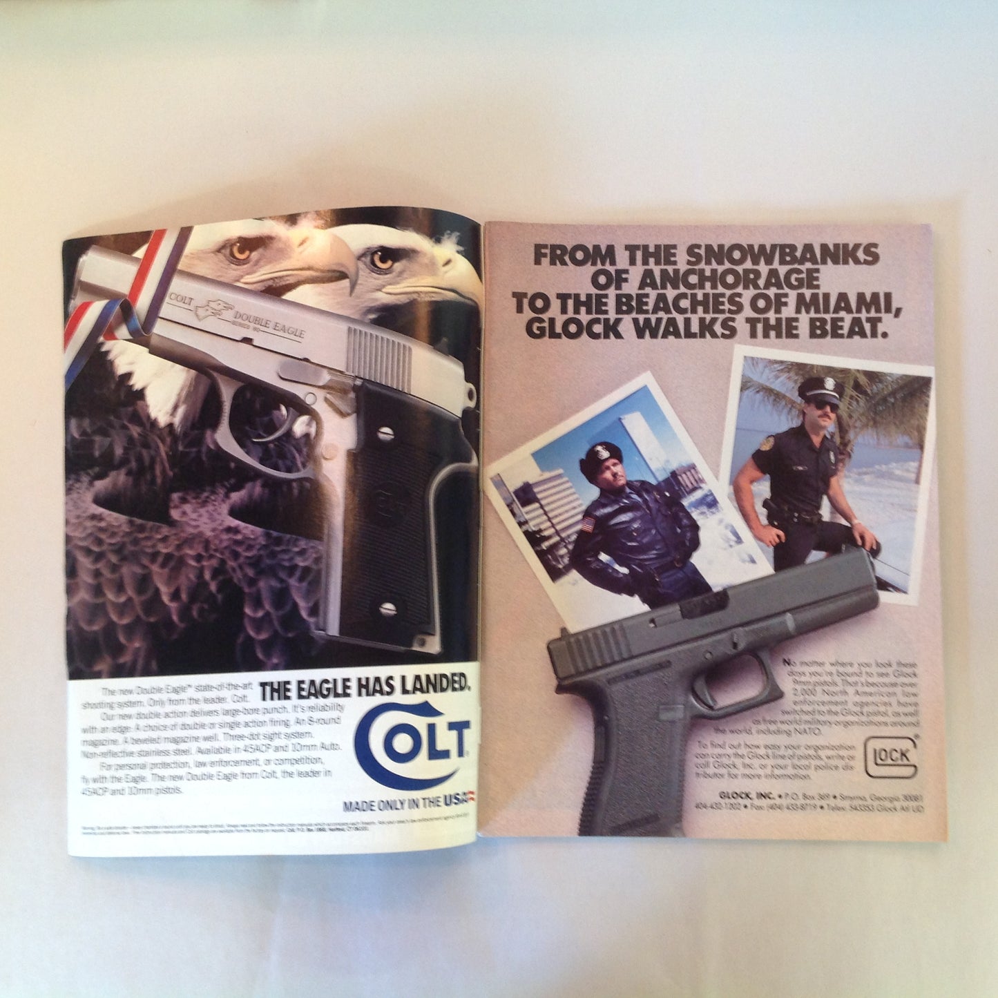 Vintage Winter 1990 Guns & Weapons For Law Enforcement