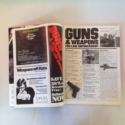 Vintage Winter 1990 Guns & Weapons For Law Enforcement