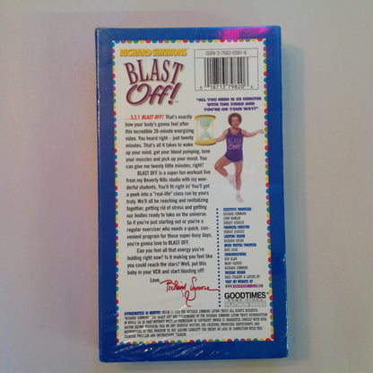 Vintage 1999 NOS VHS Cassette Richard Simmons Blast Off! Unopened Sealed