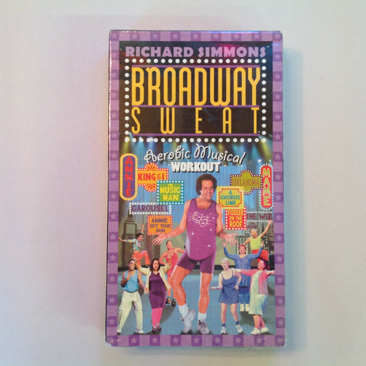 Vintage 2000 NOS VHS Cassette Richard Simmons Broadway Sweat Unopened Sealed