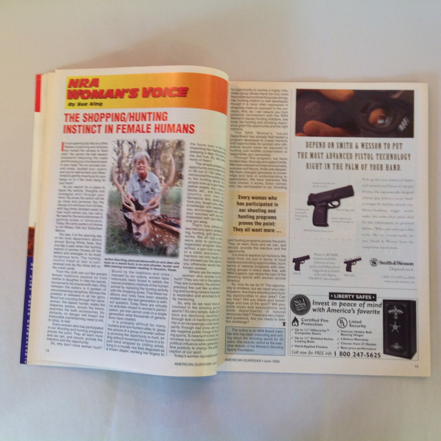 Vintage Jun 1999 American Guardian Magazine High Power Top Guns Shooting Errors Passe Revolver