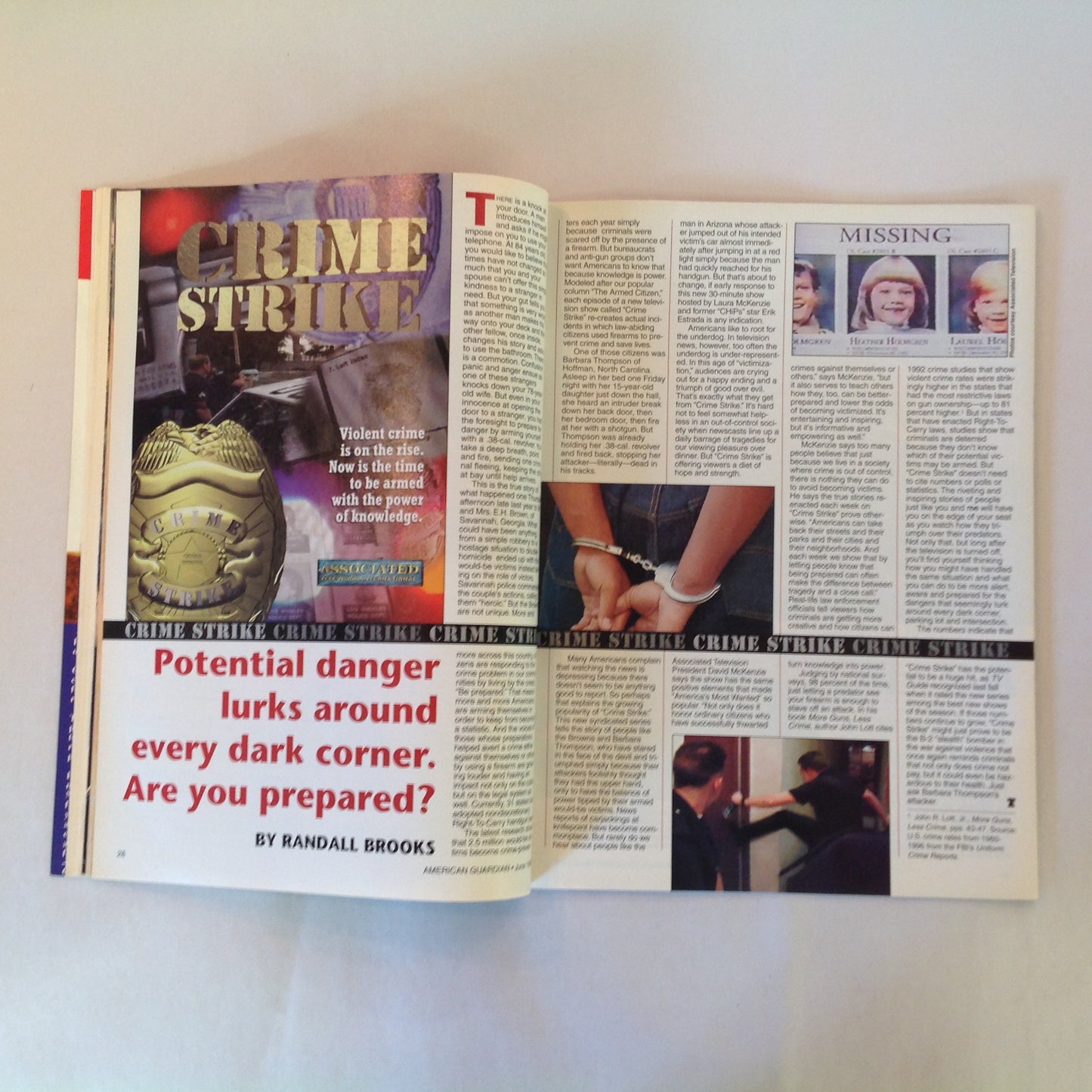 Vintage Jun 1999 American Guardian Magazine High Power Top Guns Shooting Errors Passe Revolver