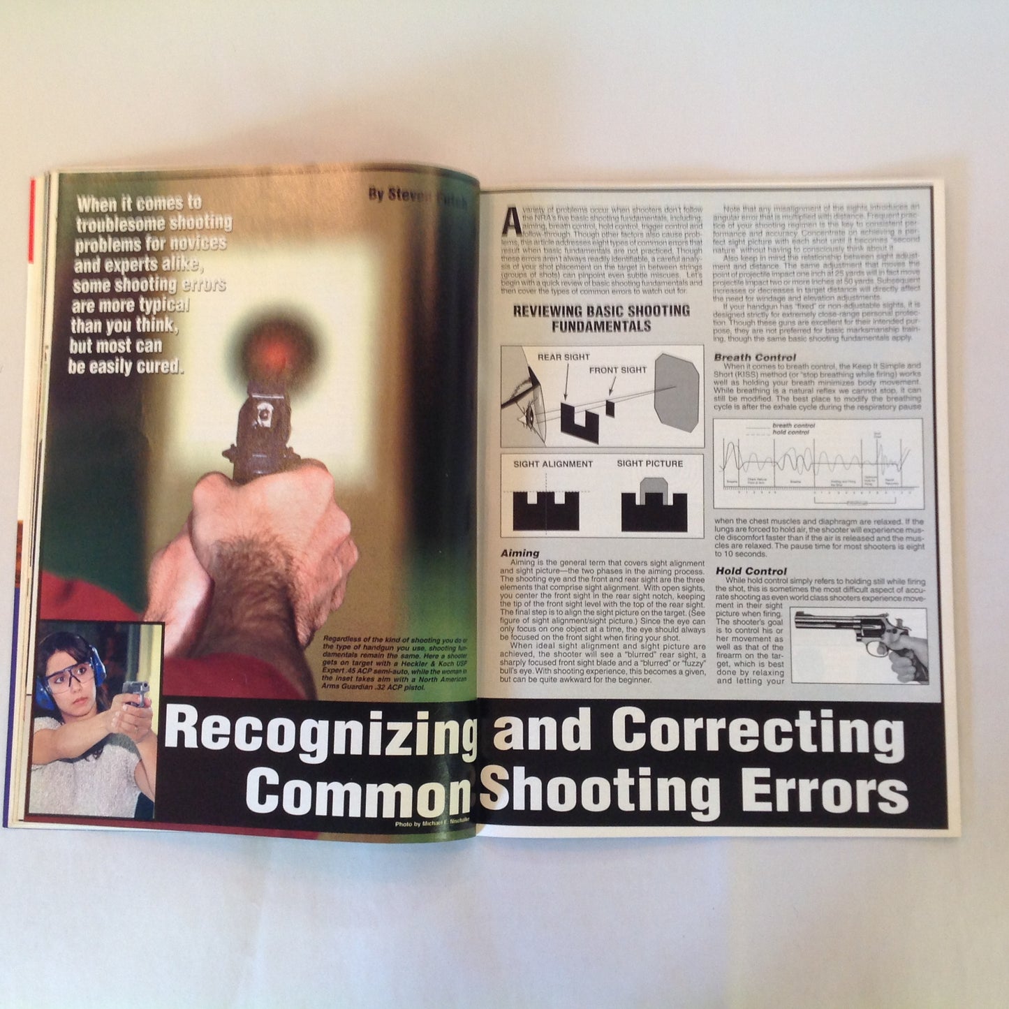 Vintage Jun 1999 American Guardian Magazine High Power Top Guns Shooting Errors Passe Revolver