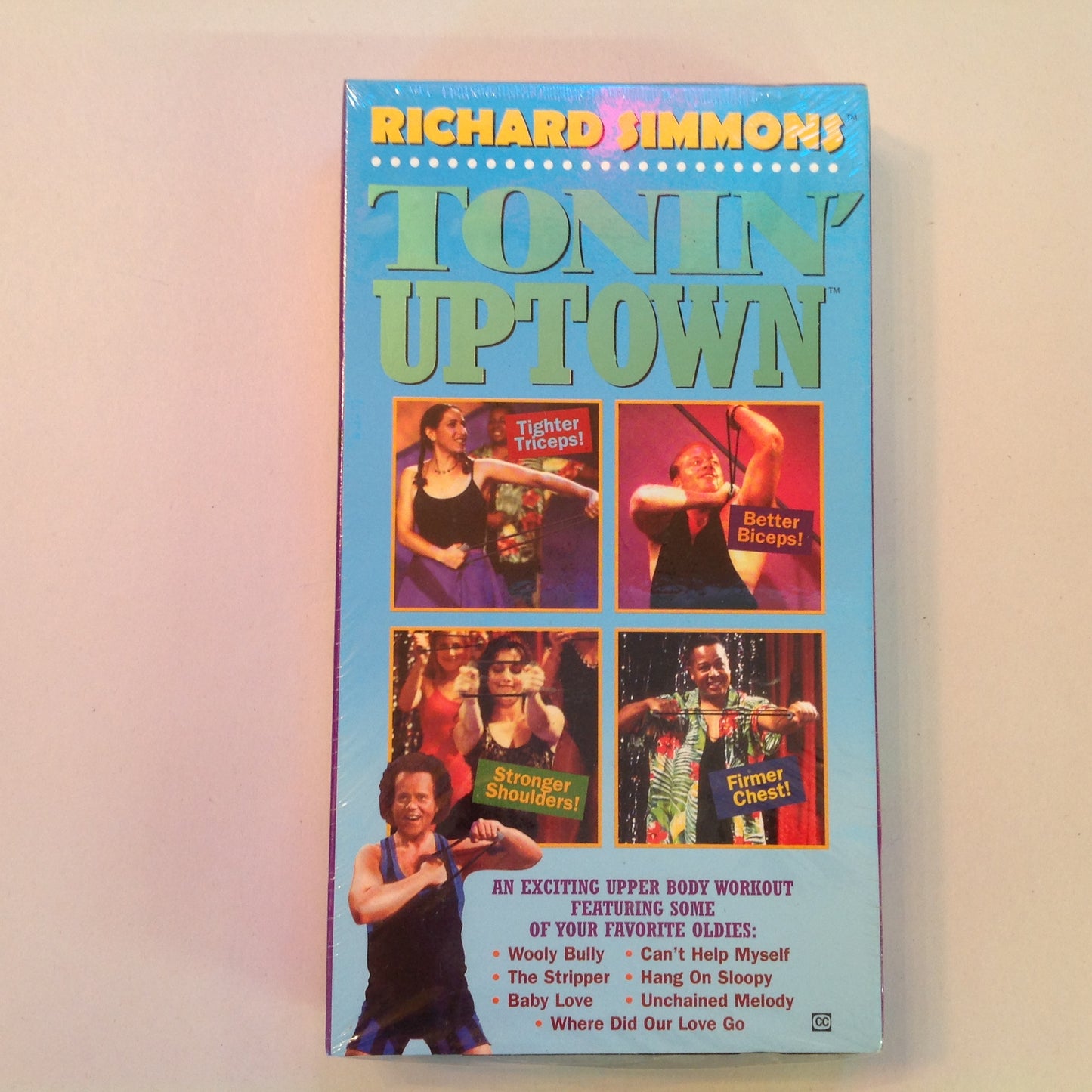 Vintage 1994 NOS VHS Cassette Richard Simmons Tonin' Uptown Unopened Sealed