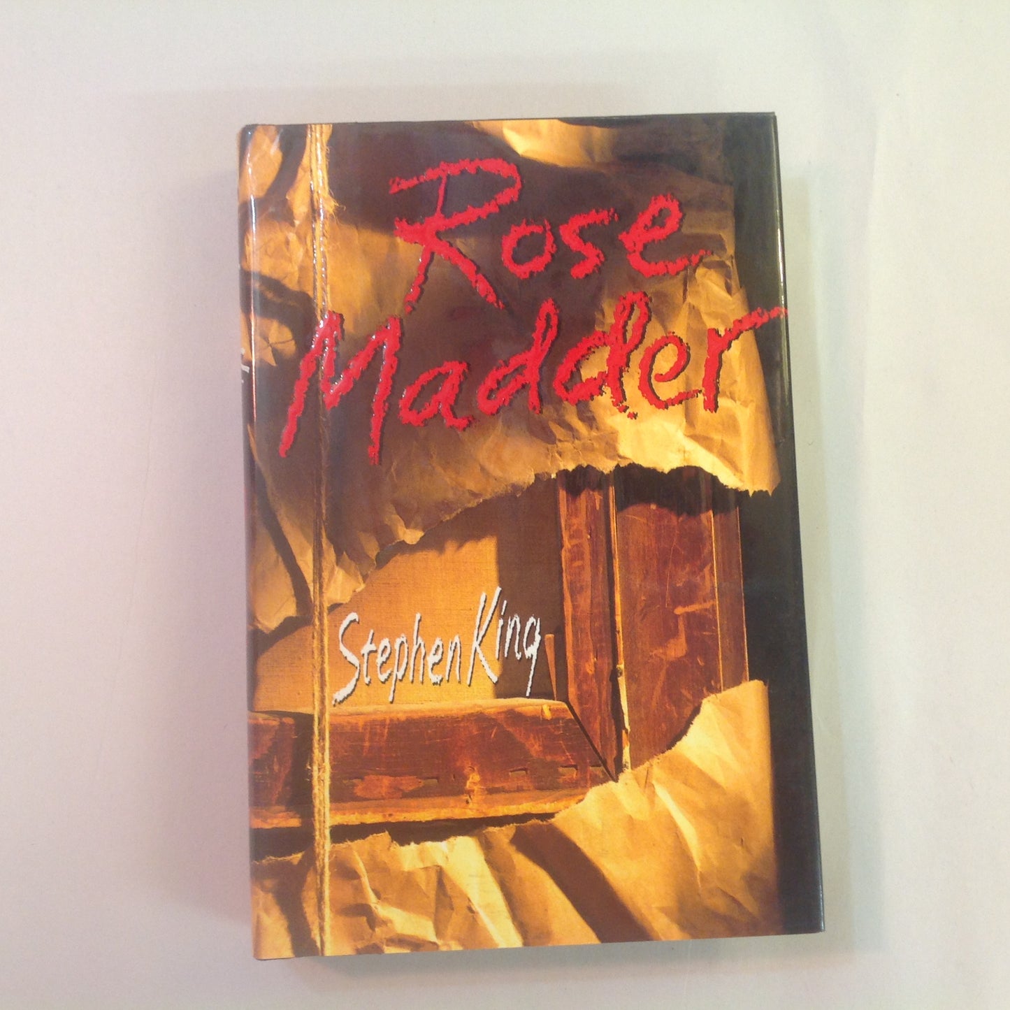 Vintage 1995 HCDJ Rose Madder Stephen King First Printing