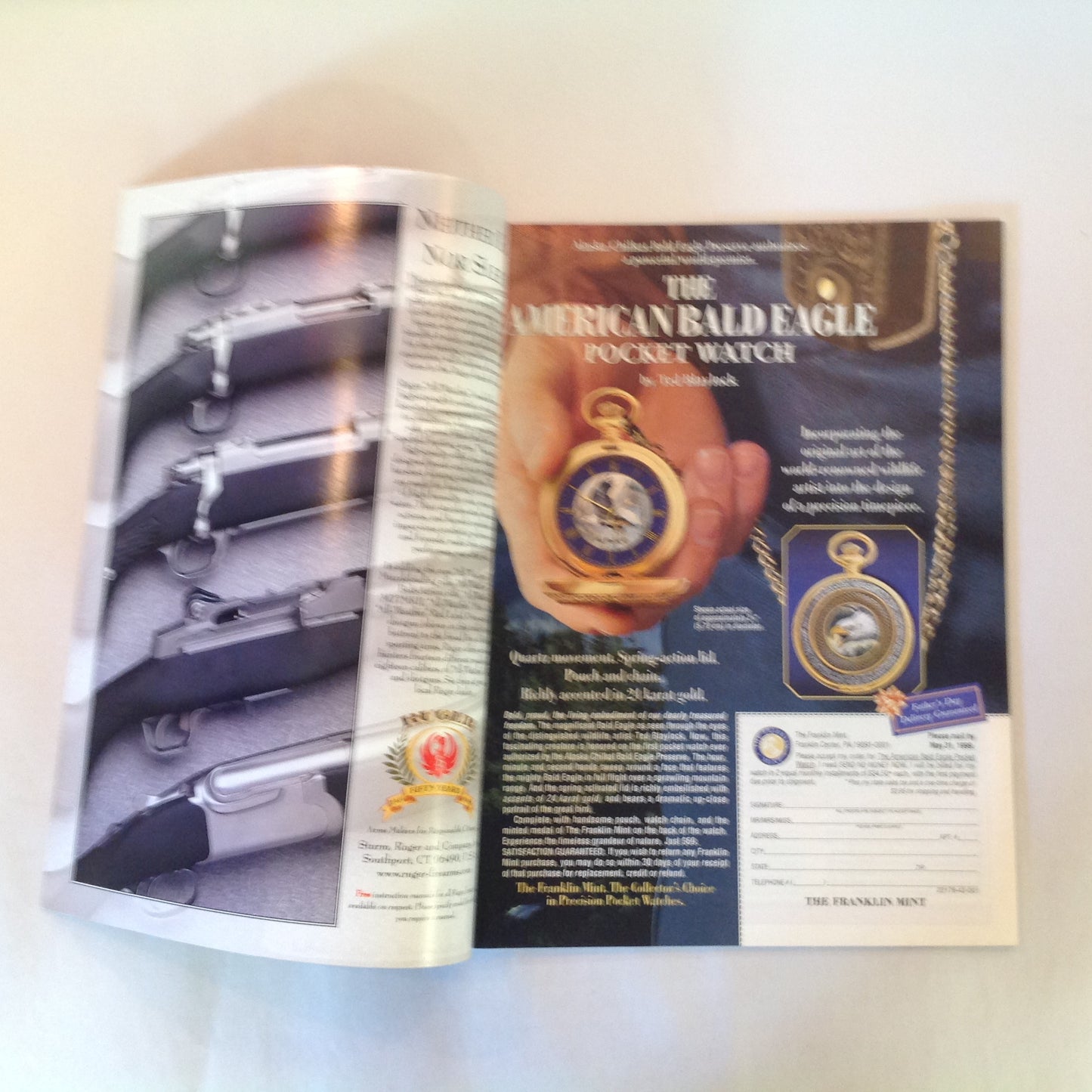 Vintage May 1999 American Rifleman Magazine Hired Guns Vs. Your Guns