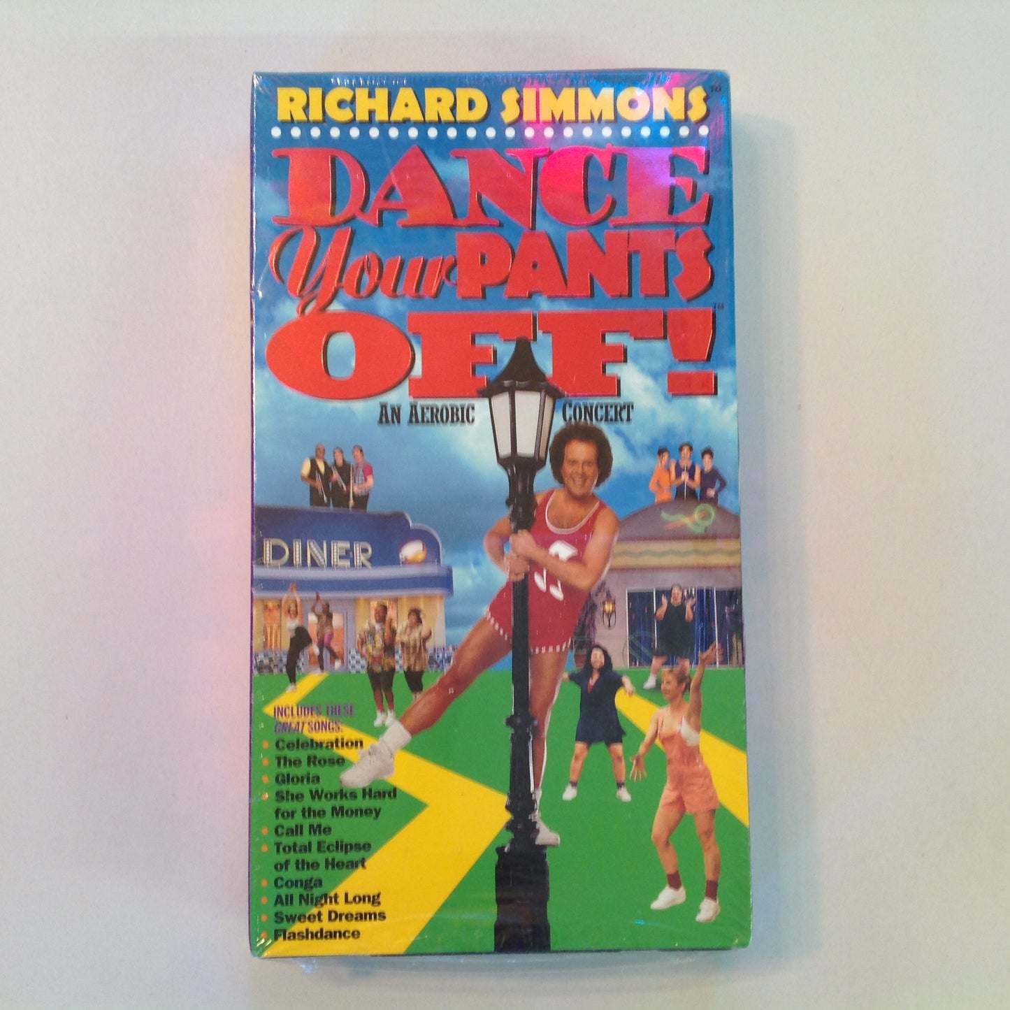 Vintage 1996 NOS VHS Cassette Richard Simmons Dance Your Pants Off! Unopened Sealed