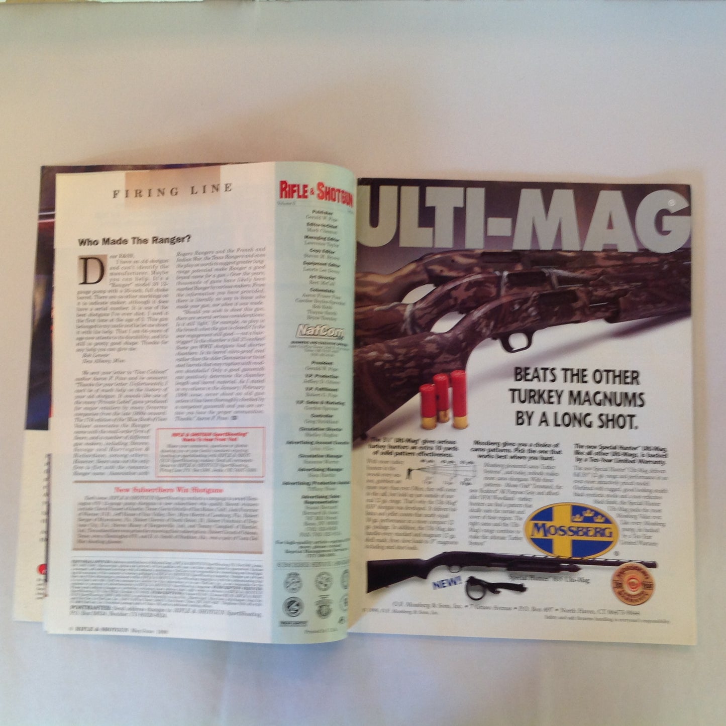 Vintage May/Jun 1998 Rifle & Shotgun Magazine Hottest New Shotguns Great New Optics Muzzleloaders